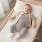 Preview: Baumwolljersey in Khaki mit Leopard, Stoff in ganzer Breite